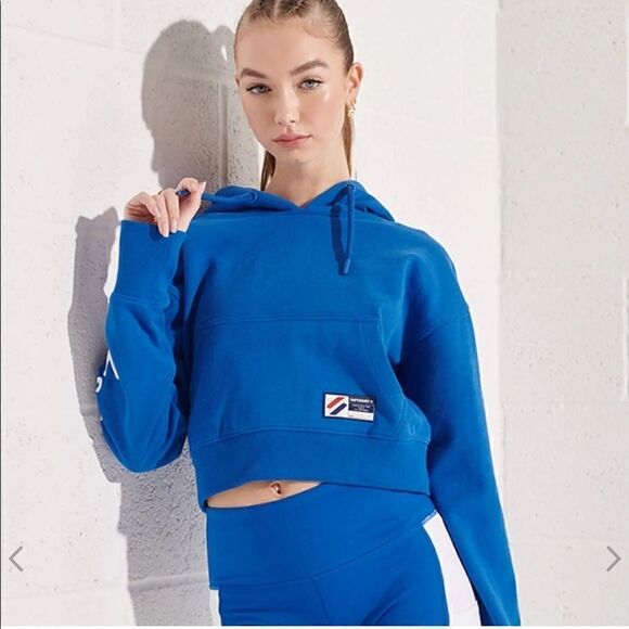 Superdry Tops - New Superdry Women's Code Boxy Hood Size Large